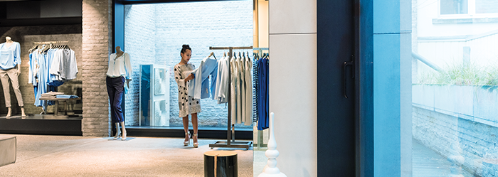 Tienda eficiente con la energía